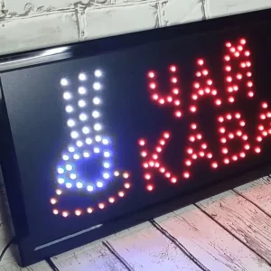Світлодіодна LED Вивіска “Кава Чай” 48х25см