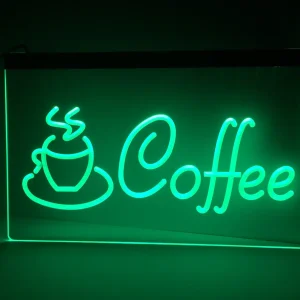Світлодіодна вивіска Кава Cofe