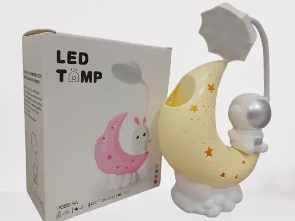 Світлодіодна настільна лампа, органайзер для ручок Moon - Зображення 2