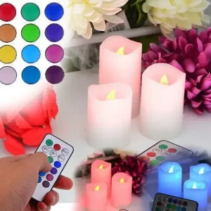 Світлодіодні свічки з пультом керування Luma Candles Люма Кендлес (electronic candle)