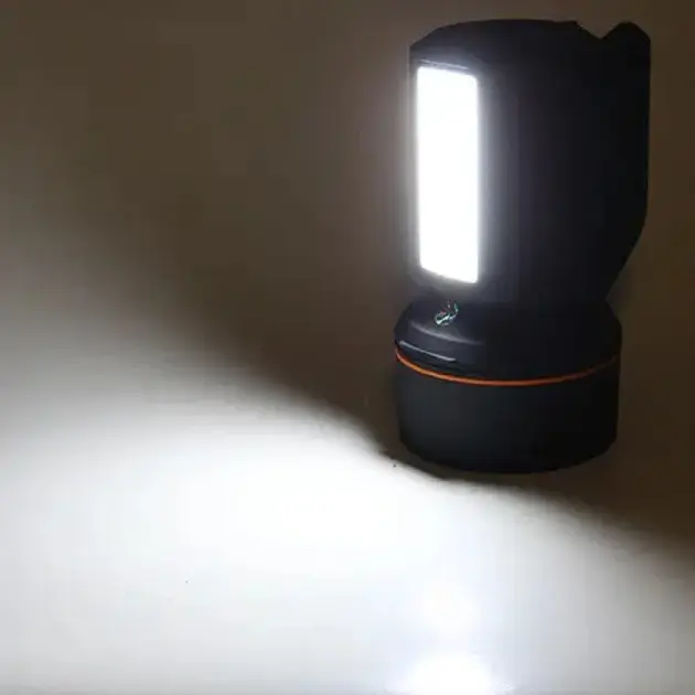 Світлодіодний ліхтарик на акумуляторі Gold Silver GS-2670 з бічною панеллю, функція павербанк USB - Зображення 4