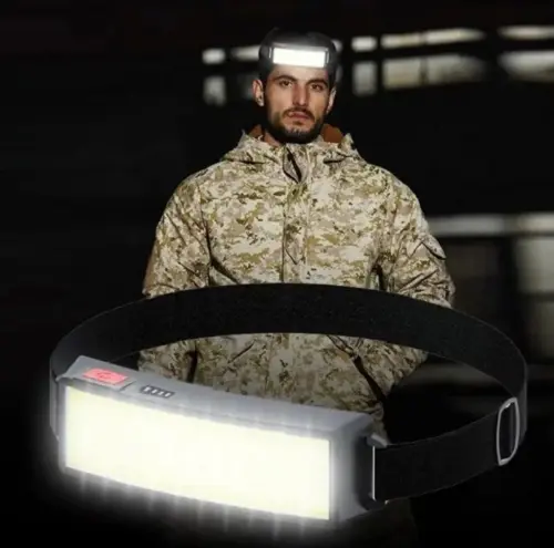 Світлодіодний ліхтарик налобний BL TM-G14 COB + USB CHARGE - Зображення 5