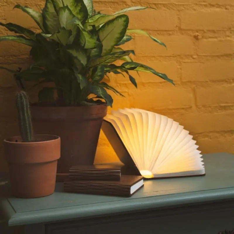 Світильник-книга, нічник книжка VHG Foldable Book Lamp Brown - Зображення 6