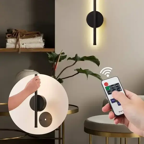 Світильник настінний 60 см Strip light HA-125 Чорний - Зображення 8