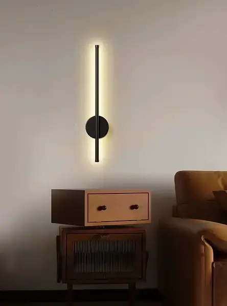 Світильник настінний 60 см Strip light HA-125 Чорний - Зображення 2