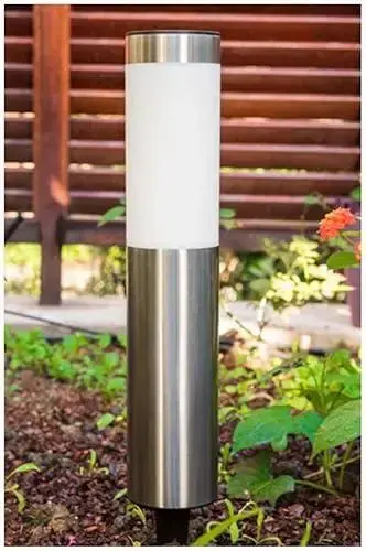 Світильники для газону Warm Solar Pillar Light Світлодіодний світильник на сонячній батареї 2шт - Зображення 3