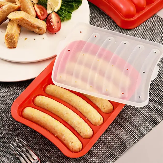 Силіконова форма для сосисок ручної роботи Silicone Sausage Maker - Зображення 4