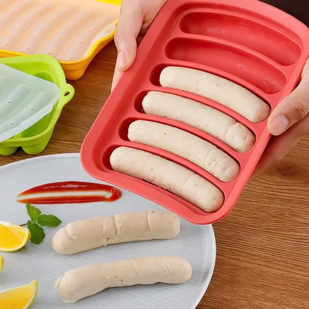 Силіконова форма для сосисок ручної роботи Silicone Sausage Maker - Зображення 3