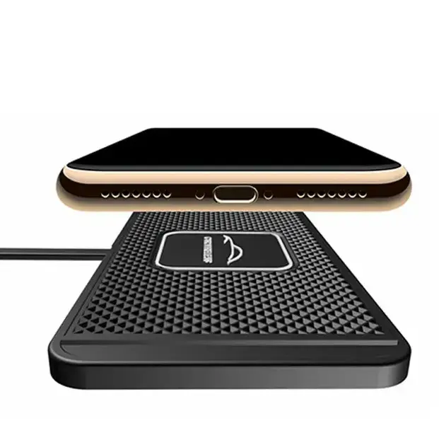 Силіконовий килимок в авто зі швидкою бездротовою зарядкою Car Wireless Pad C1 15W - Зображення 5
