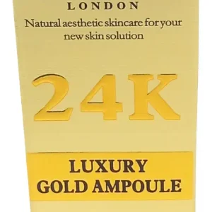 Сироватка антивікова для шкіри обличчя з частинками золота з ефектом відбілювання зволожувальна