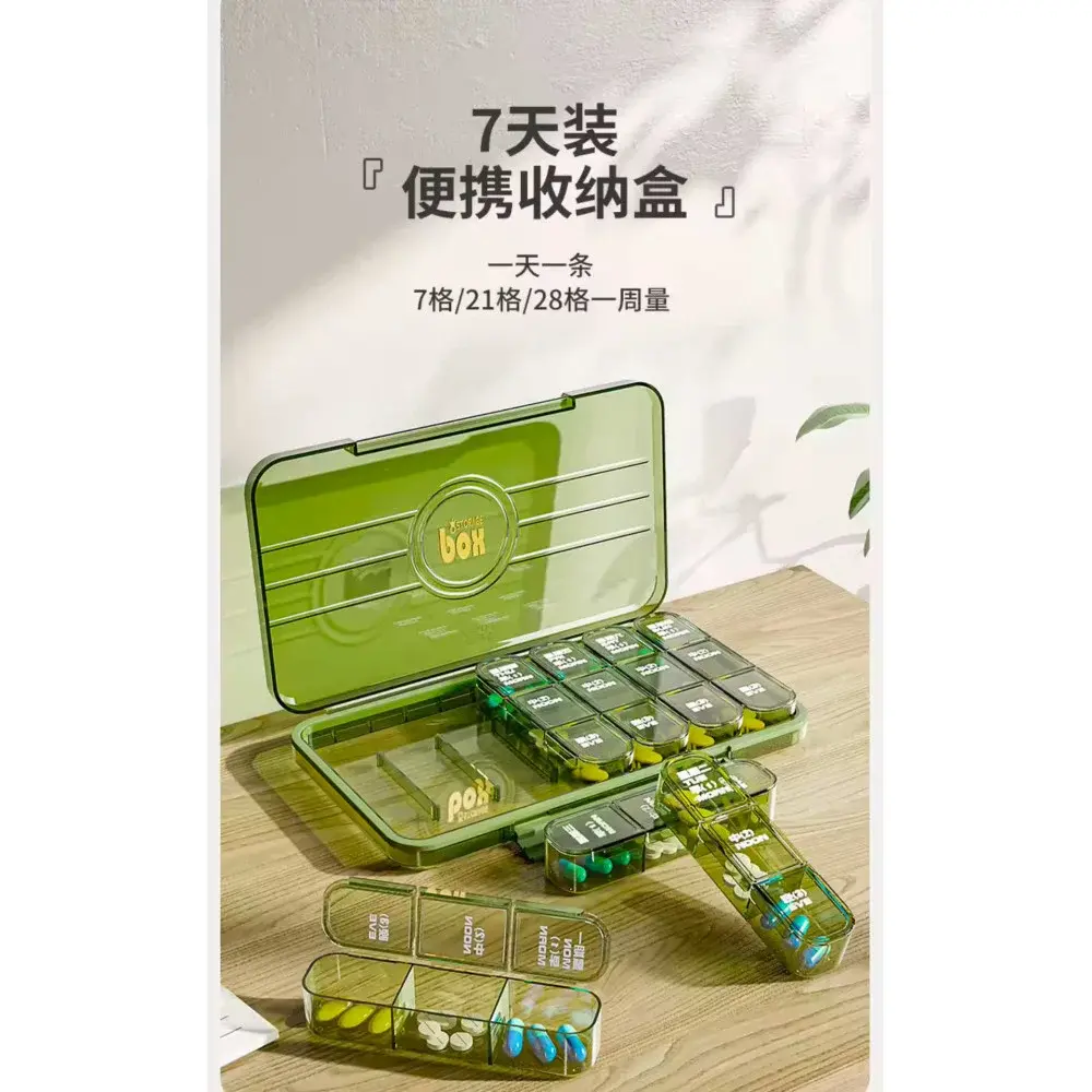 Таблетниця органайзер для таблеток на тиждень 3 прийоми на день MSK-3516 - Зображення 2