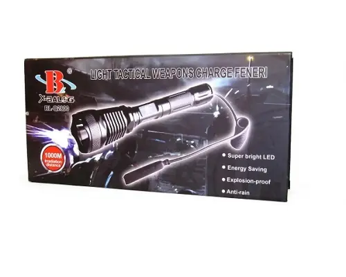 Тактичний ліхтарик BL Q3888-T6 3 18650 battery Police - Зображення 4