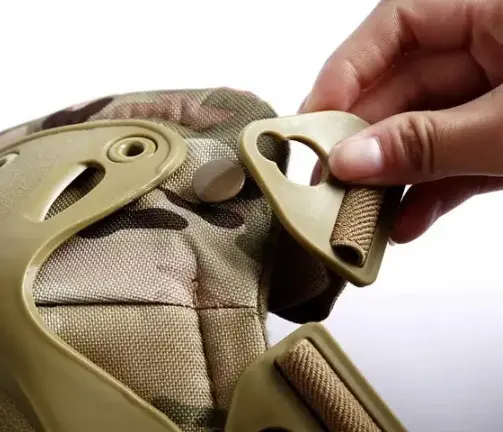 Тактичні захисні наколінники та налокітники з удароміцного пластику - Зображення 4