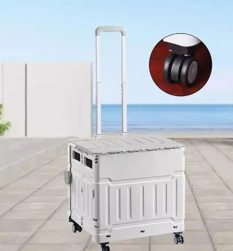 Візок з ручкою,складний кошик, 8 коліс YN8823 - Зображення 5