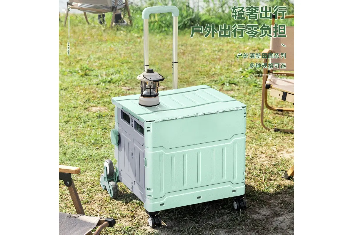 Візок з ручкою,складний кошик, 8 коліс YN8823 - Зображення 7