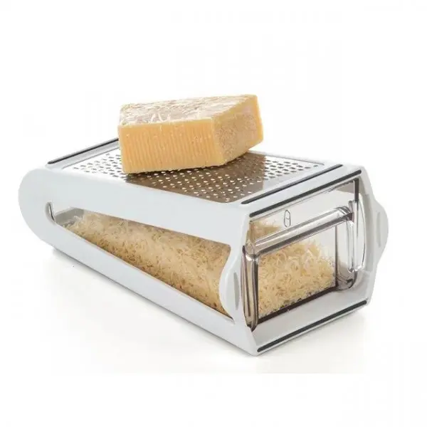 Терка Darom Thinage Easily & Funny 8167 | Ручна овочерізка | Мультислайсер Тертка двостороння з контейнером - Зображення 3