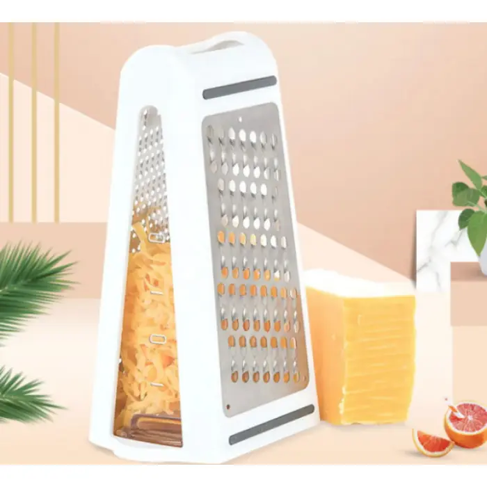 Терка Darom Thinage Easily & Funny 8167 | Ручна овочерізка | Мультислайсер Тертка двостороння з контейнером - Зображення 4