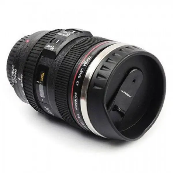 Термо-кухоль об'єктив Caniam з кришкою - Зображення 3