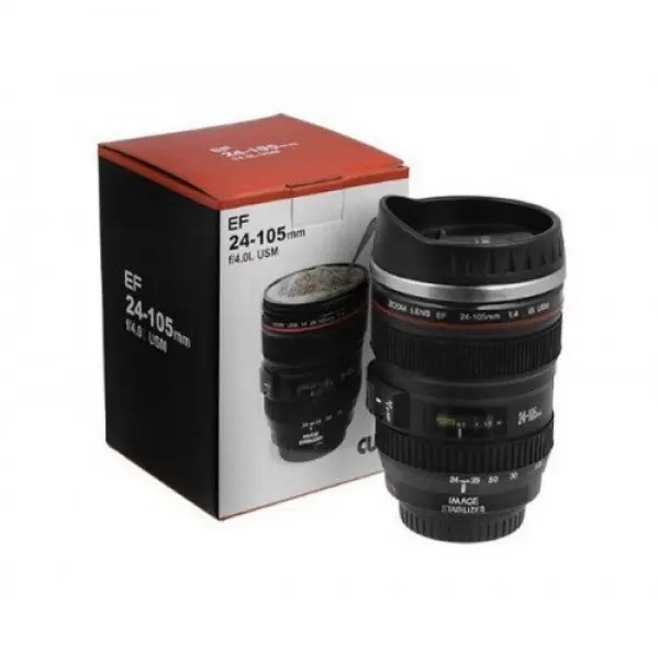 Термо-кухоль об'єктив Caniam з кришкою - Зображення 5