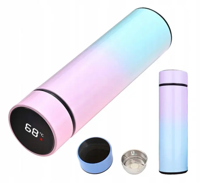 Термокухоль із сенсорним дисплеєм у забарвленні омбре 500 мл - Зображення 2