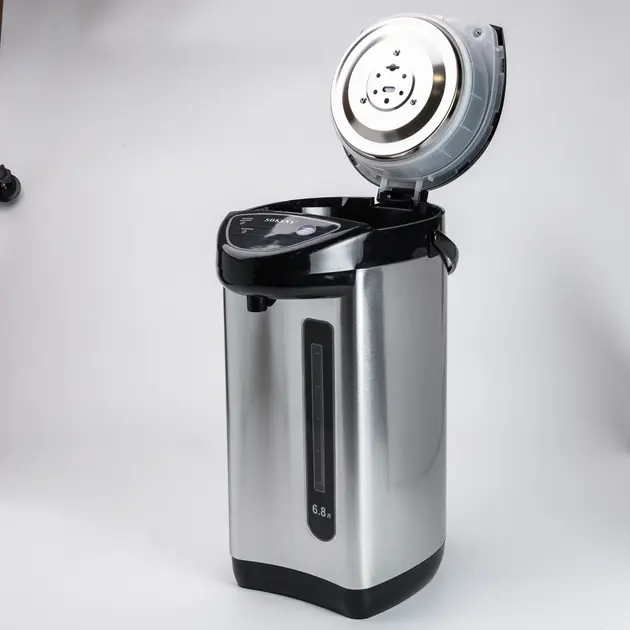 Термопот SOKANY SK-09028 на 6,8 л 1600 Вт хром термочайник електричний термос SK-09028 - Зображення 4