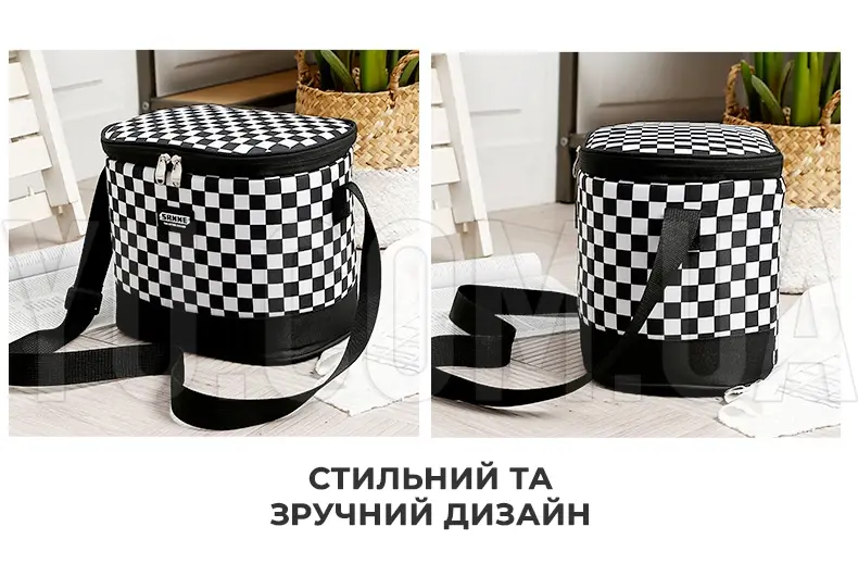 Термосумка для транспортування холодних та гарячих продуктів, напоїв GP 4336 сумка-холодильник 9 л - Зображення 3