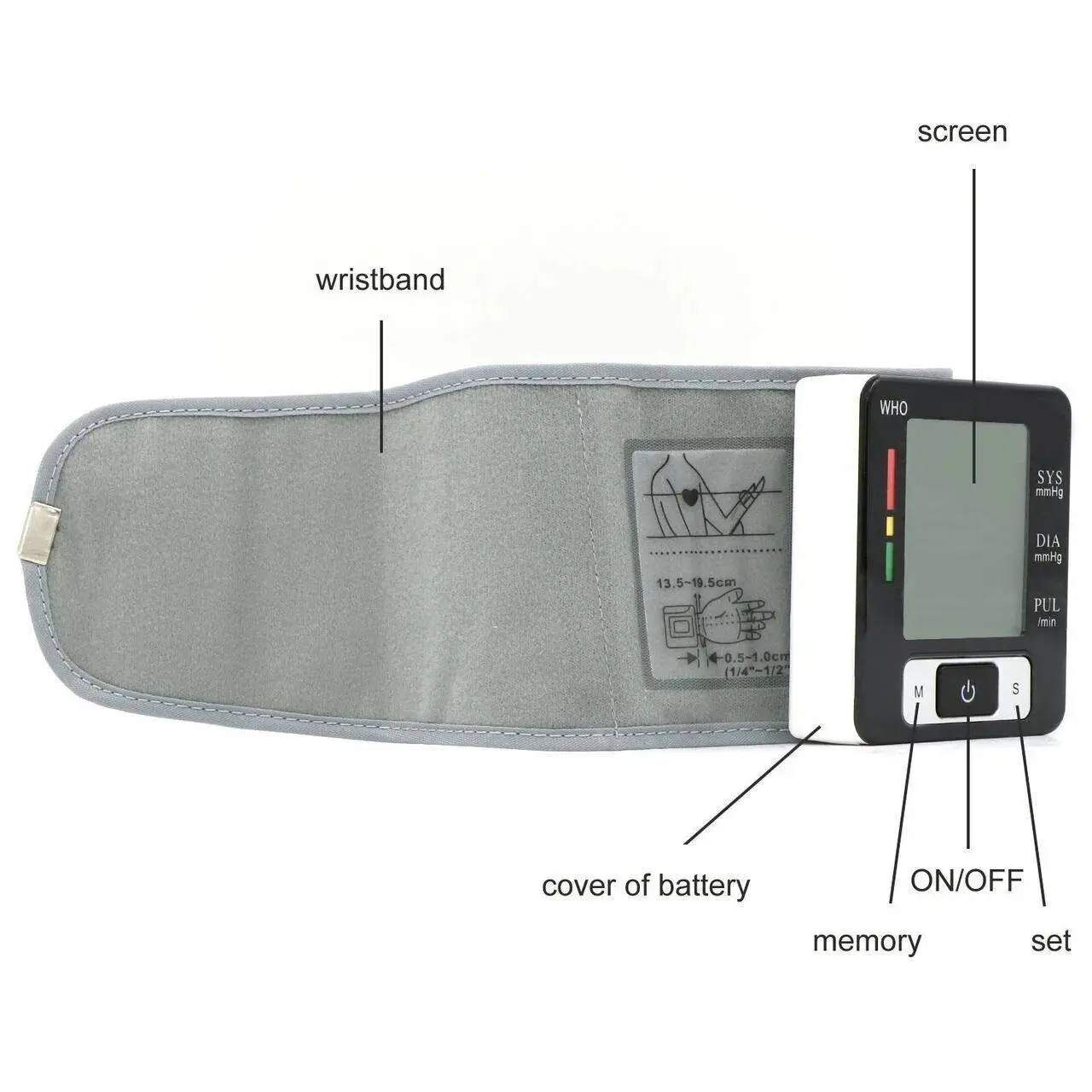 Тонометр на зап'ястя ZOSS із мовним супроводом - Зображення 5