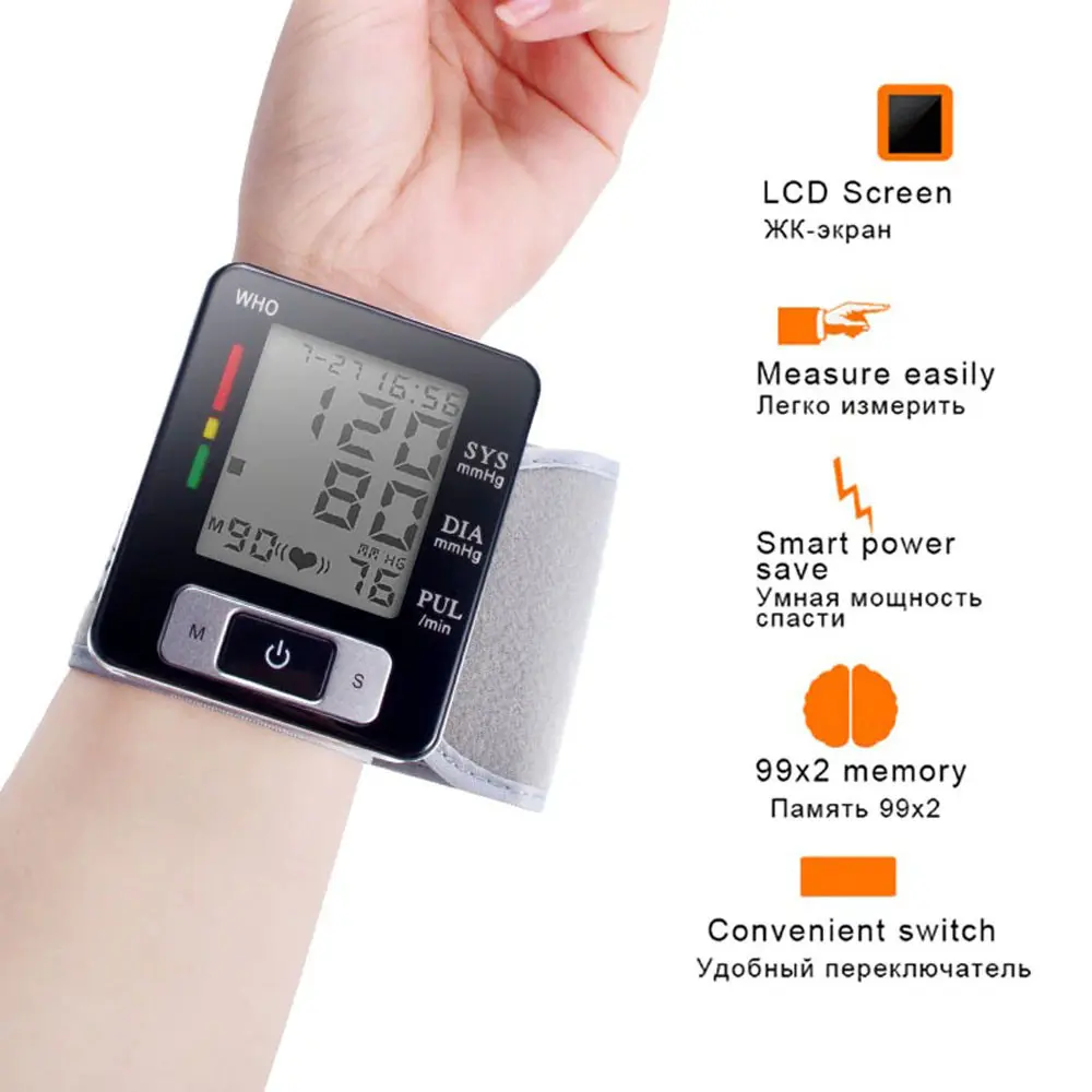 Тонометр на зап'ястя ZOSS із мовним супроводом - Зображення 6