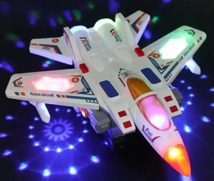 Трансформер YJ388-61 2 в 1, літак та трансформер, світло, звук - Зображення 4