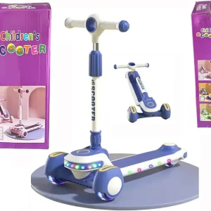 Триколісний самокат Viper YJF-2026 Active Kids (підсвічування, складна конструкція, ручка, що регулюється)