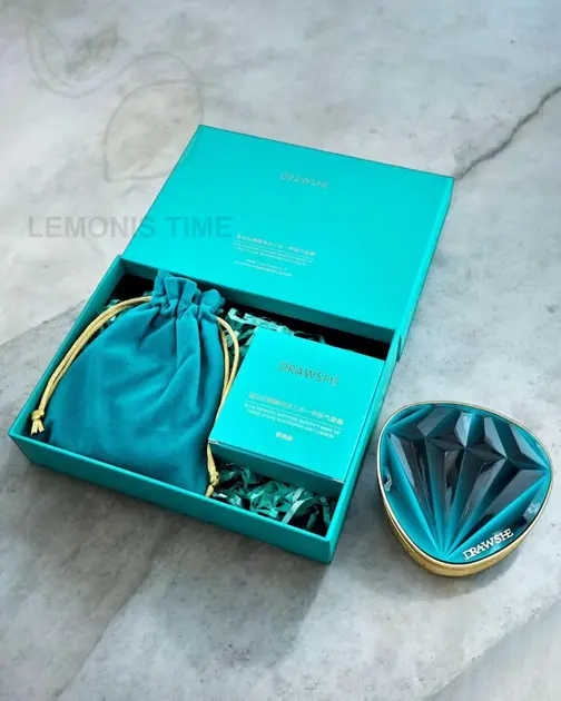 Кушон для обличчя, зволожуюча тональна основа / Крем-кушон для догляду за шкірою Drawshe Blue Diamond - Зображення 2