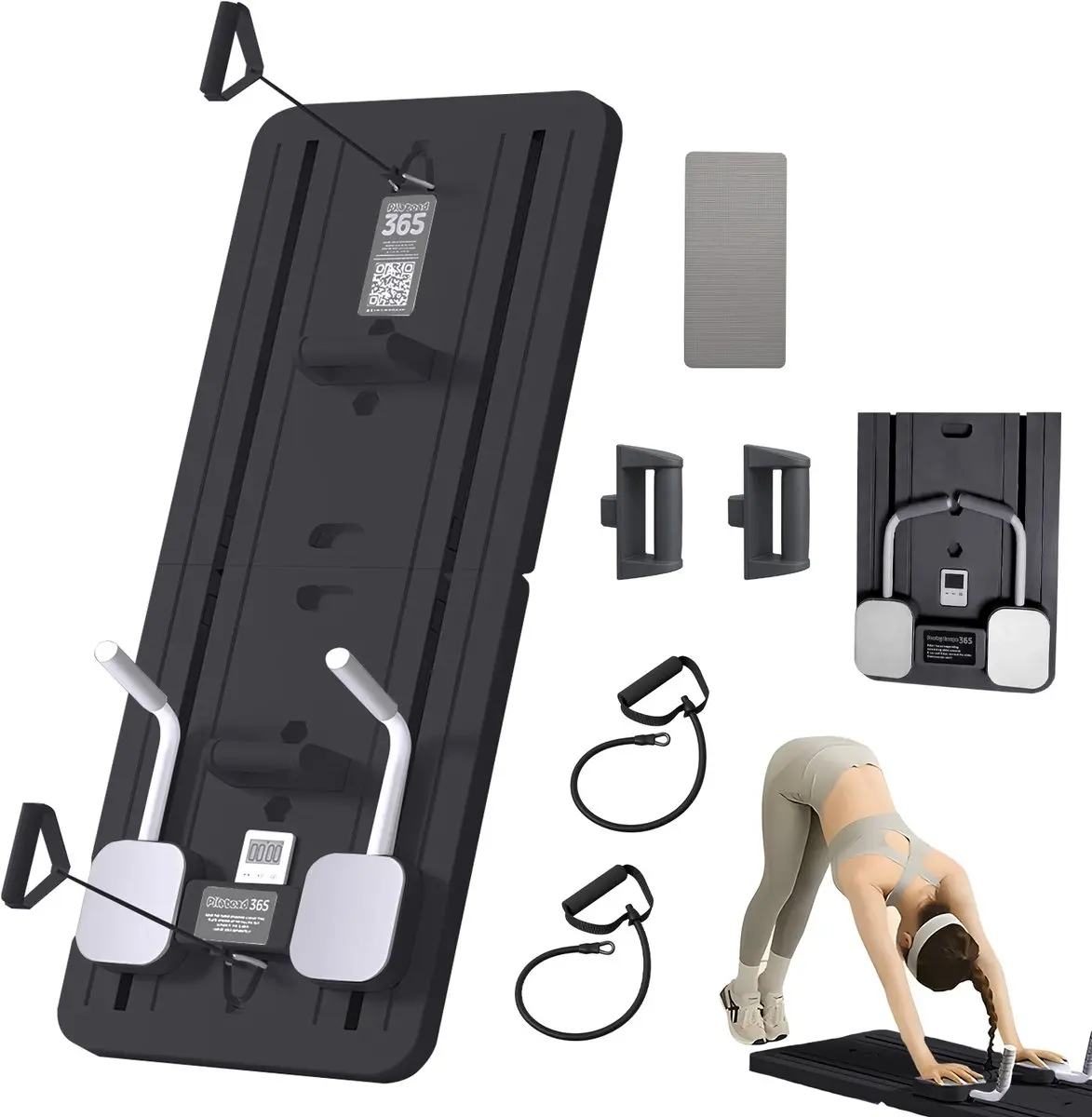 Тренажерна дошка для пілатесу / багатофункціональний тренажер для тренувань з лічильником AND XL-1490