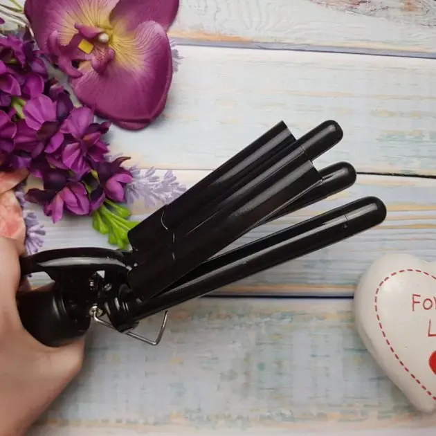 Потрійна плойка для волосся PRO MOZER MZ-6621 - Зображення 4