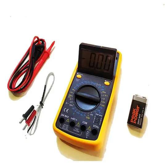 Цифровий тестер, мультиметр DT 9208A - Зображення 8