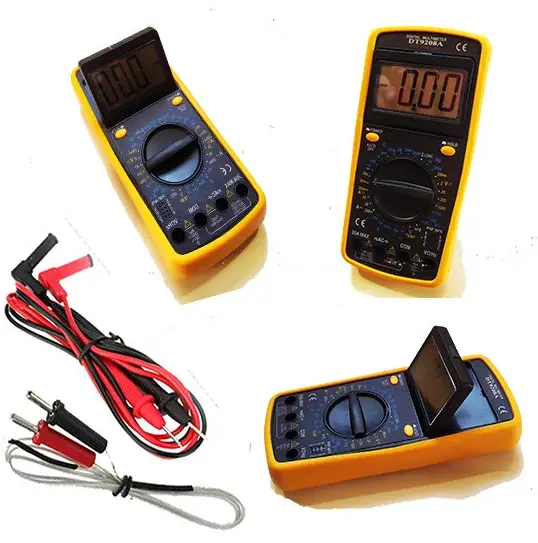 Цифровий тестер, мультиметр DT 9208A - Зображення 6