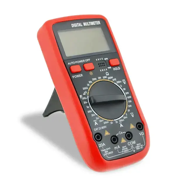 Цифровий мультиметр DT UT-61A з температурою та підсвічуванням екрану / Електричний тестер напруги / Вольтметр - Зображення 3