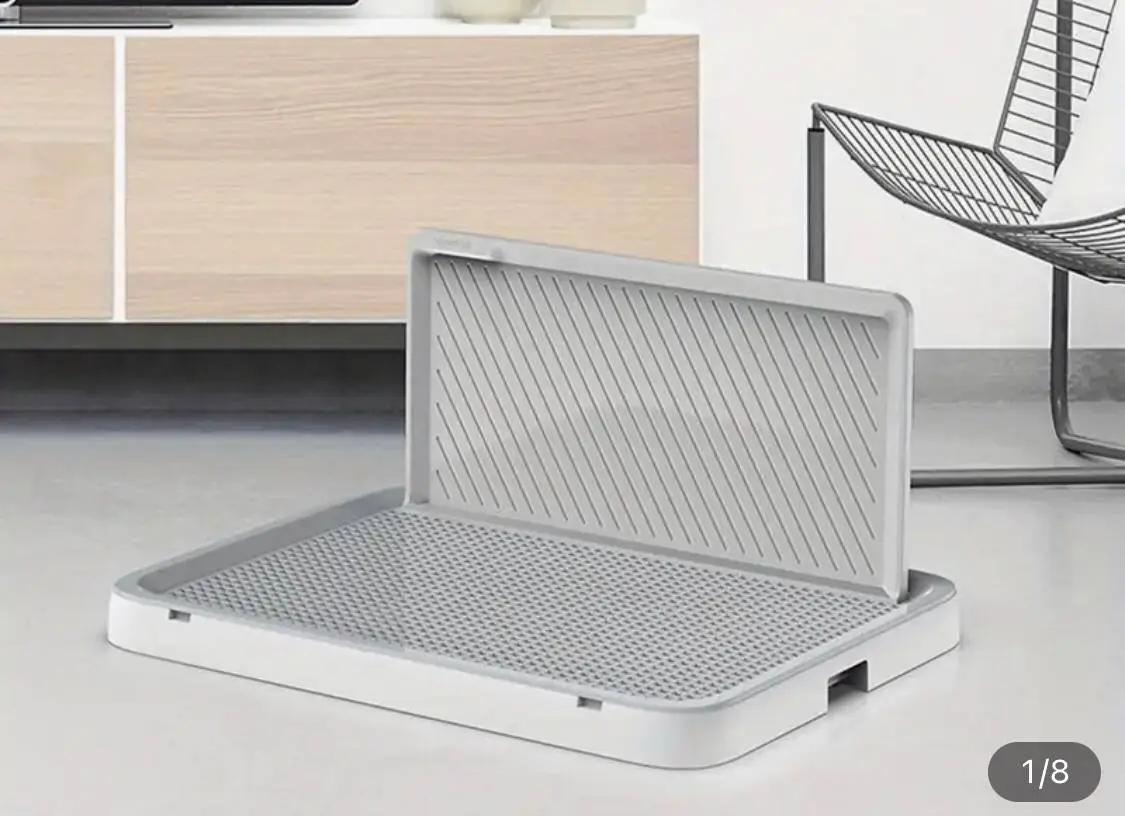 Туалет для собак із захисною стінкою 50*39 см - Зображення 2