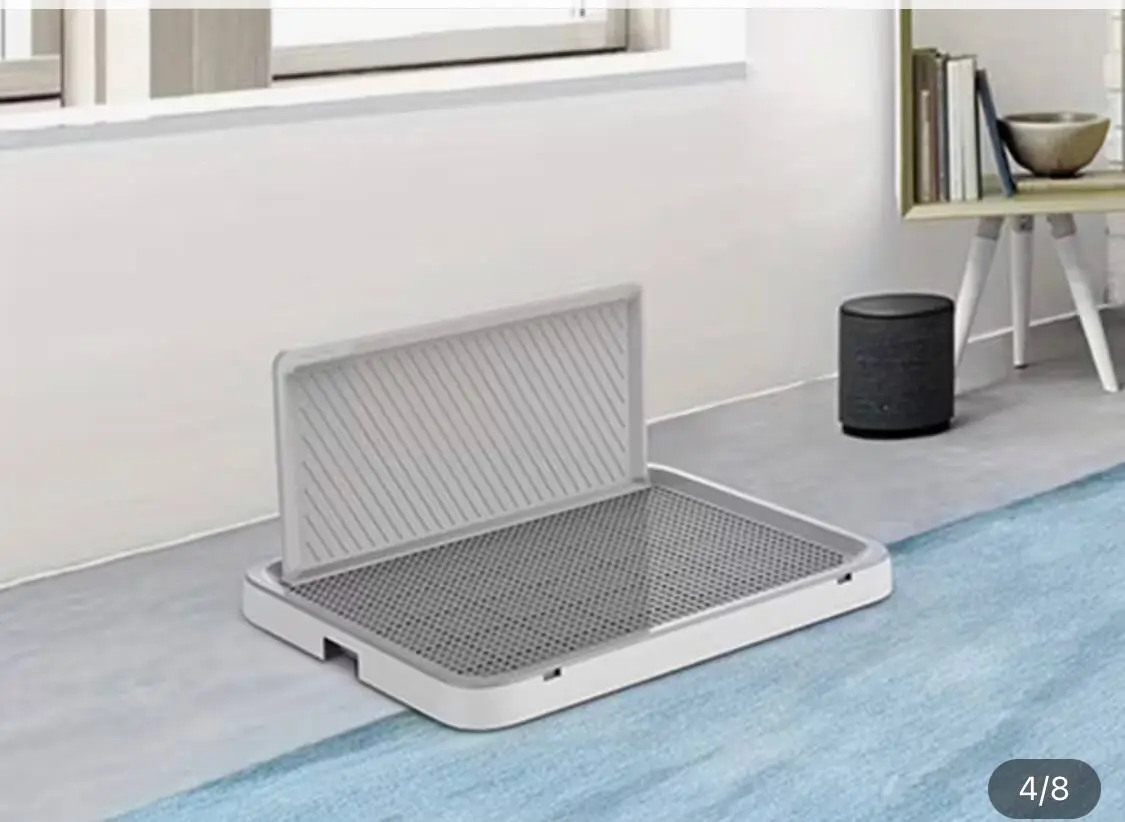 Туалет для собак із захисною стінкою 50*39 см - Зображення 7