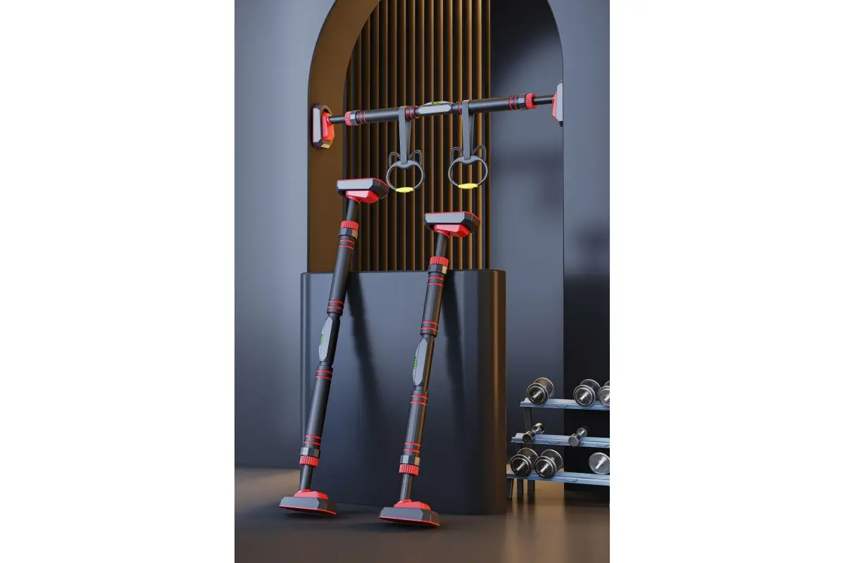 Турник розсувний для підтягування TYRNIK-2 (+кільця+дитяча гойдалка) - Зображення 4