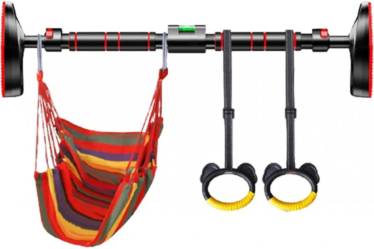 Турник розсувний для підтягування TYRNIK-2 (+кільця+дитяча гойдалка)