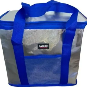 Туристична термосумка WARM BAG MC-1059 на 25 л для продуктів та напоїв 37×20×34 см Синя