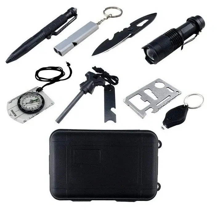 Туристичний набір інструментів для виживання 8 предметів - Зображення 3