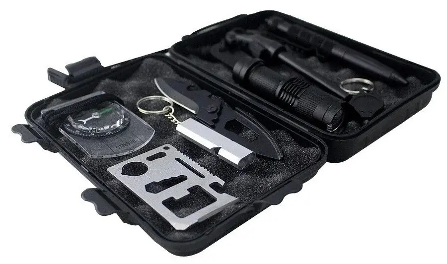 Туристичний набір інструментів для виживання 8 предметів - Зображення 2