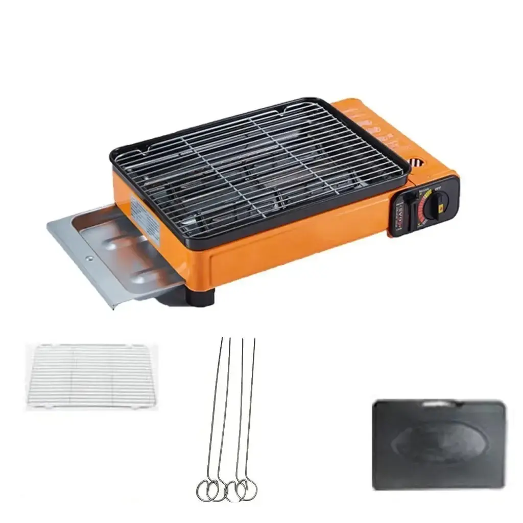 Туристичний портативний газовий гриль-плита барбекю Blue Shield 290A 2.2 кВт п'єзопідпал, кейс - Зображення 5