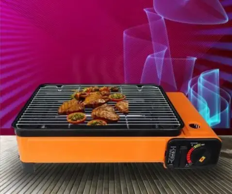 Туристичний портативний газовий гриль-плита барбекю Blue Shield 290A 2.2 кВт п'єзопідпал, кейс - Зображення 2