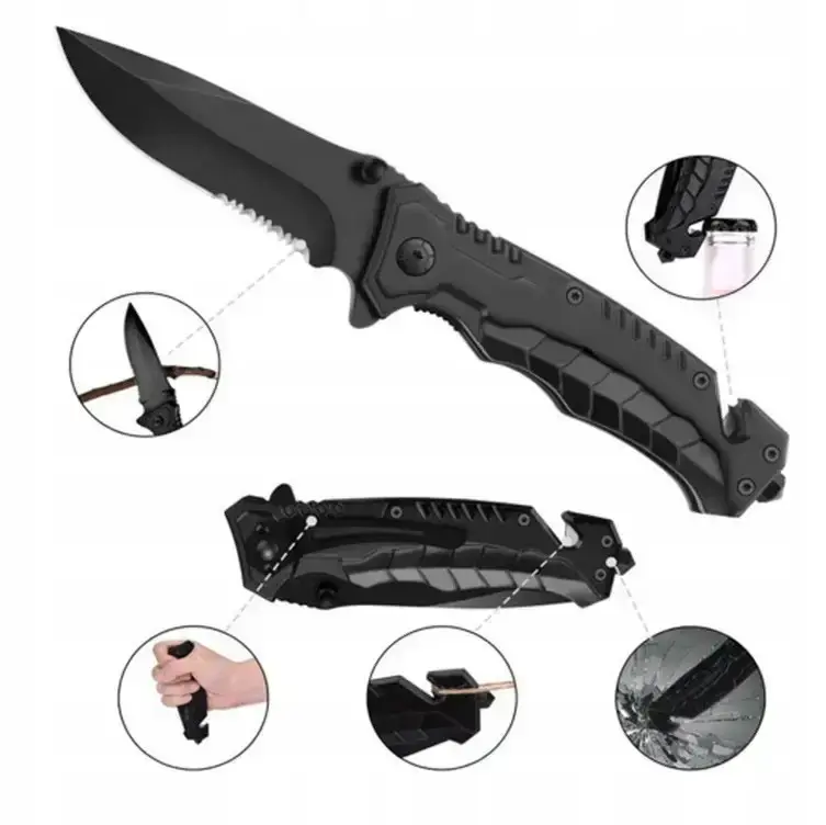 Туристичний набір для виживання багатофункціональний комплект інструментів BESTBIDS PRO 18 предметів - Зображення 3