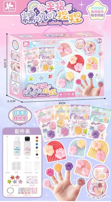 Творчий набір для виготовлення сквішів,Таба Лапок для дітей "Зроби сквіш сам" - Зображення 3