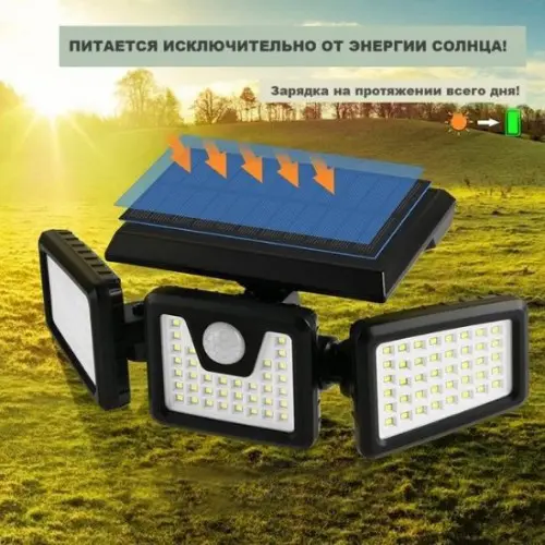 Вуличний ліхтар на сонячній батареї JY1725B - Зображення 3