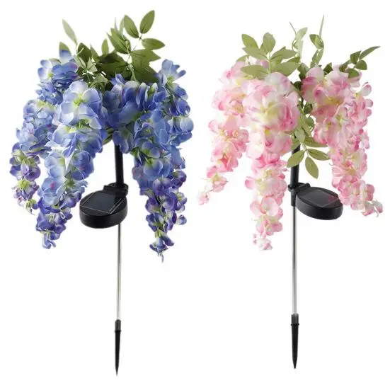 Вулична декоративна сонячна лампа з датчиком руху, водонепроникна, 2шт 70 см - Зображення 2