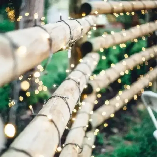 Вулична гірлянда із сонячною панеллю лінза діод SFK-16 Водонепроникні світлодіодні лампи-гірлянда 10м - Зображення 3